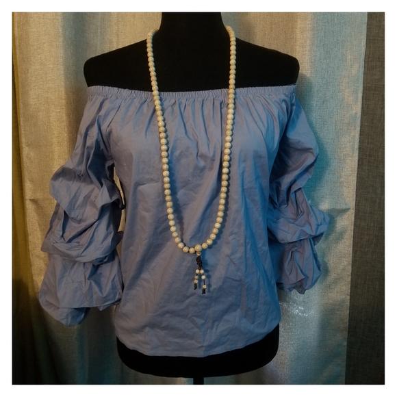 Ambiance Tops - Off shoulder Top